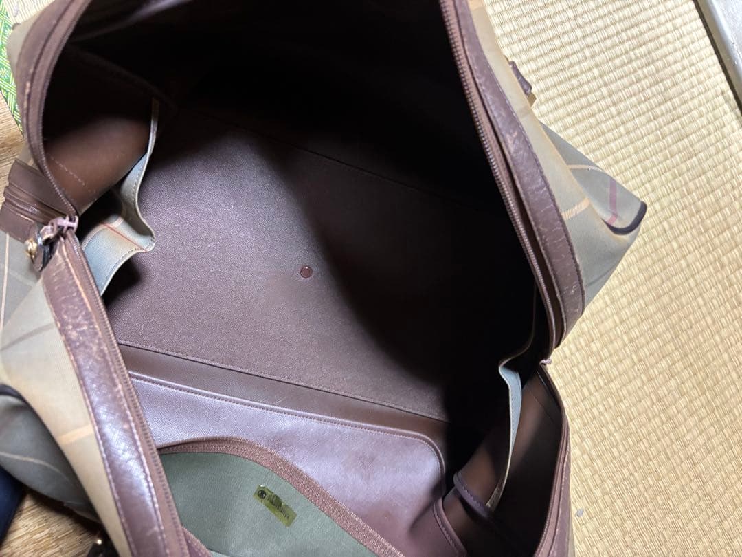 Burberrys チェック柄 ボストンバッグ　ヴィンテージ