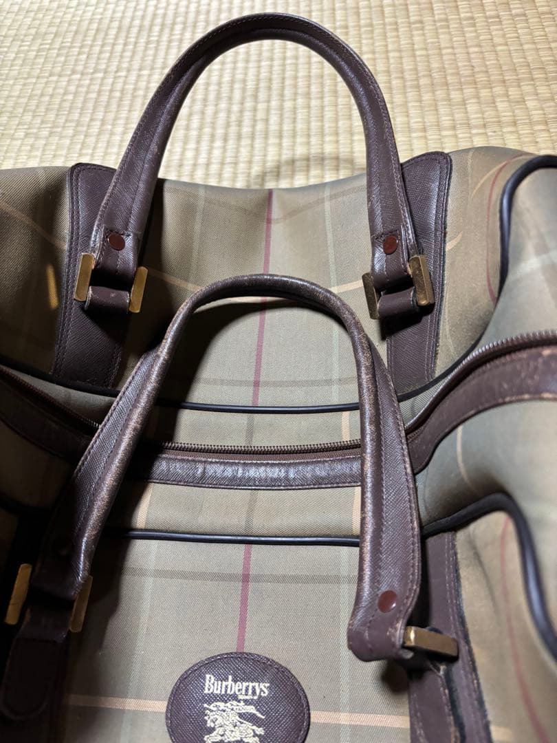 Burberrys チェック柄 ボストンバッグ　ヴィンテージ