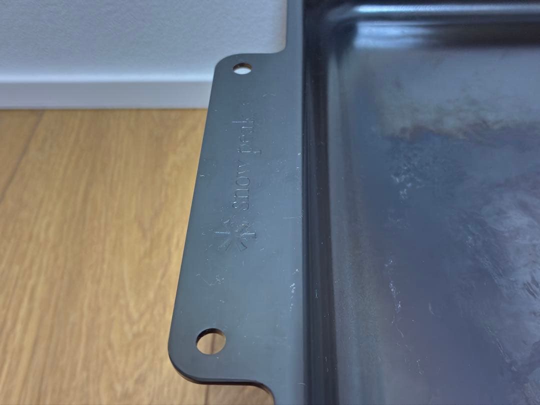 スノーピーク　焚火台L用オプション　グリルブリッジL、グリルプレート黒皮鉄板