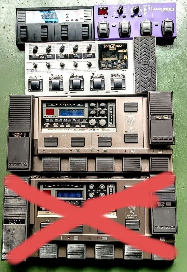 マルチエフェクター　4台　ジャンク