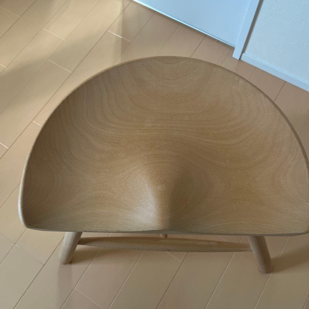 【美品】デンマーク　WERNER シューメーカーチェア　木製スツール　アクタス