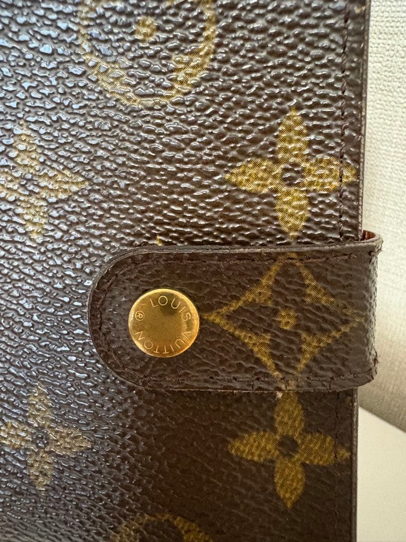 正規品 ルイヴィトン モノグラム 二つ折り財布 使用感あり 箱付