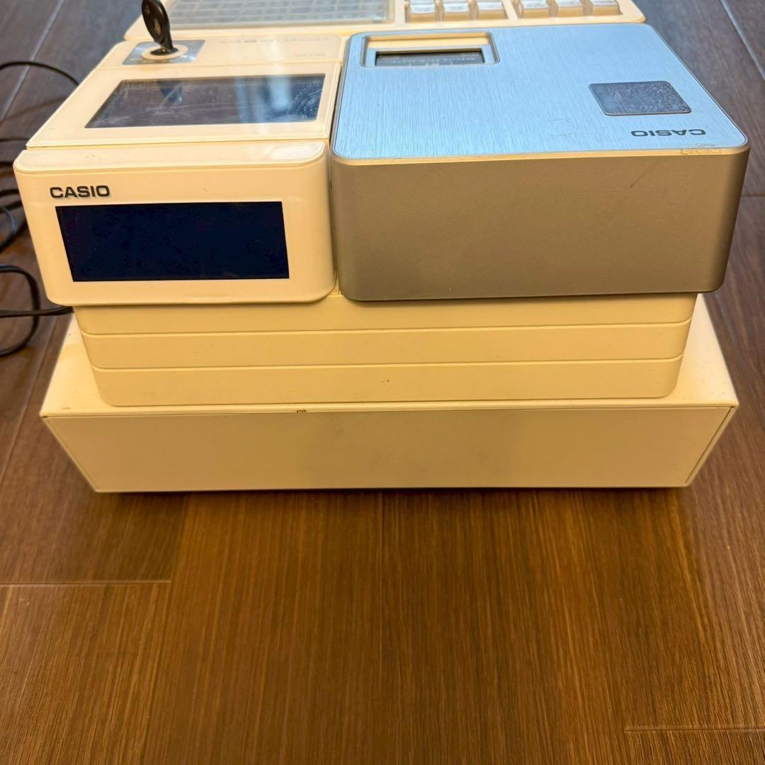 CASIO SR-C550-45WEワンタッチメニュー72種類レジスターホワイト