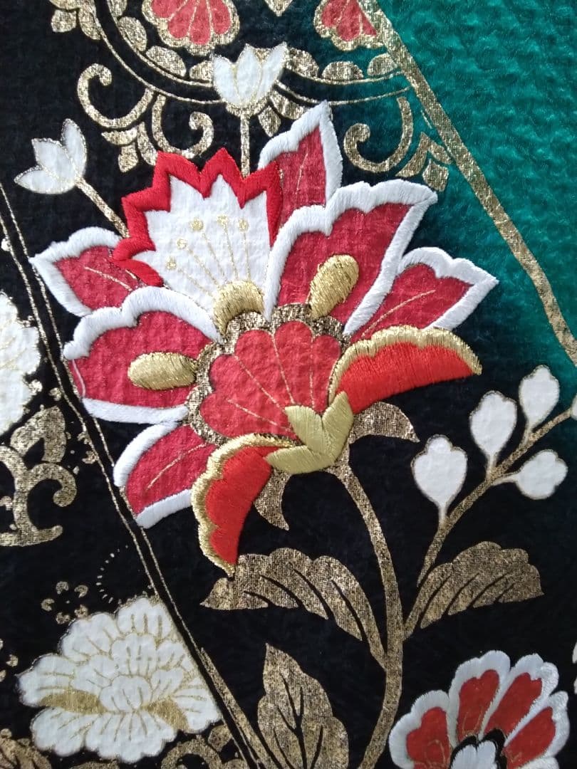 振袖フルセット、正絹、トールサイズ、重ね衿帯揚げ帯締め、やまと西陣高級袋帯、襦袢