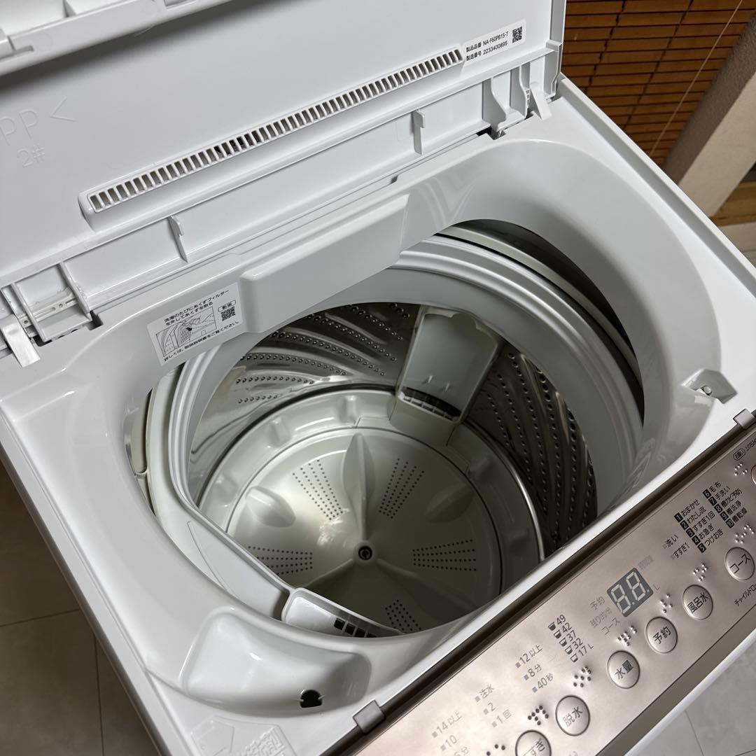 美品 Panasonic 2022年 洗濯機 6kg 人気シリーズハイモデル
