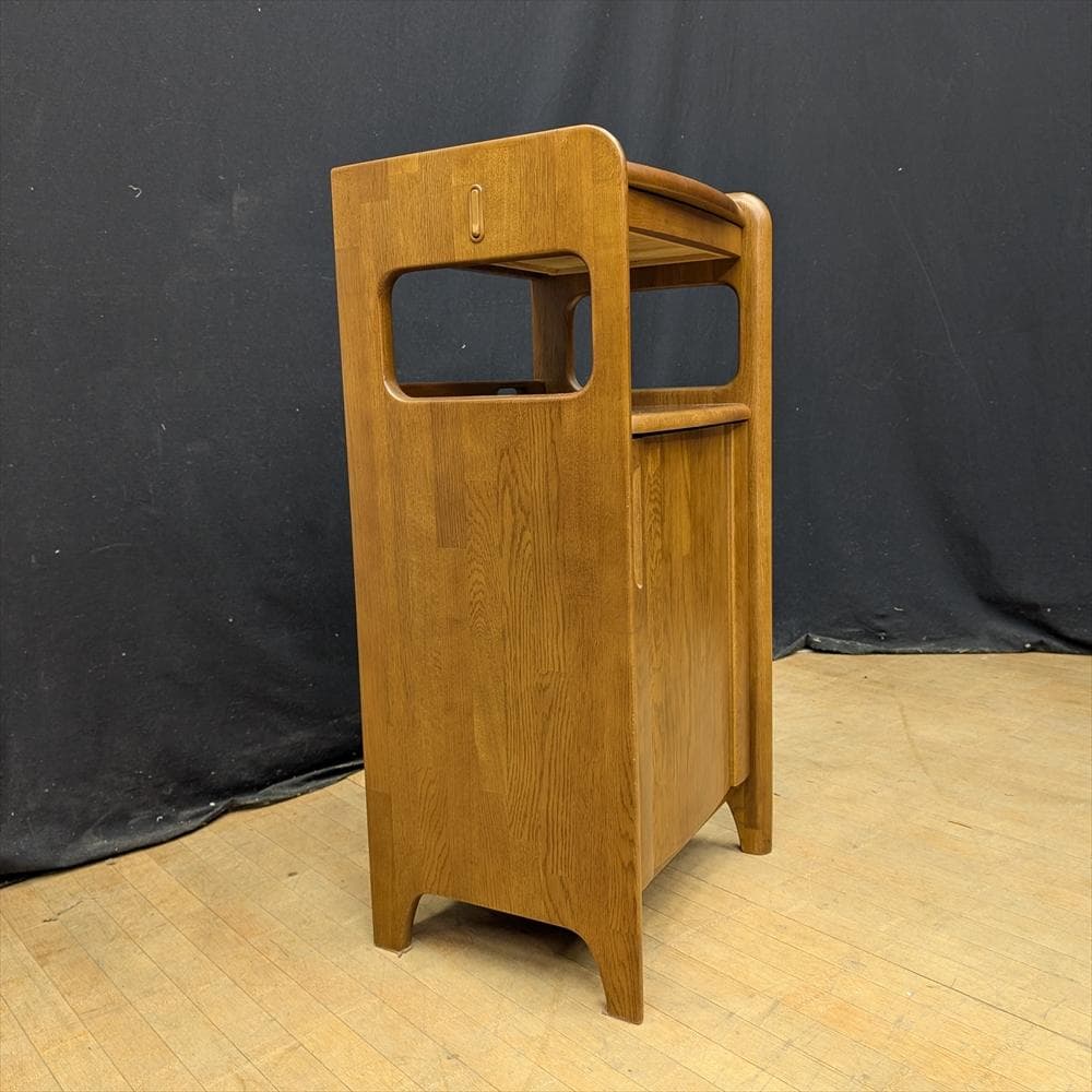 美品　マルニ　天然木　電話台　FAX台　キャビネット　サイドボード　花台　飾り台