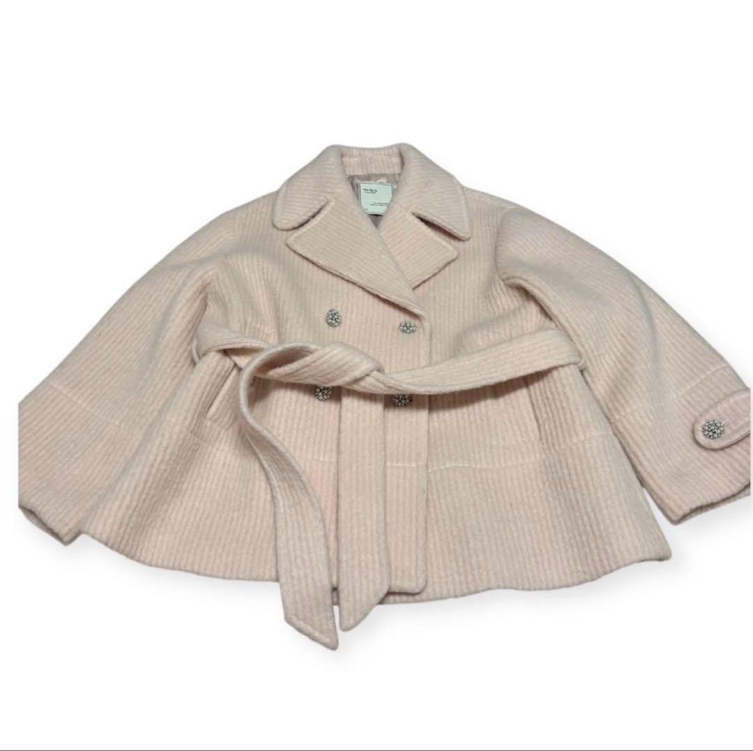 美品　herlipto Odette Wool-Blend Coat S