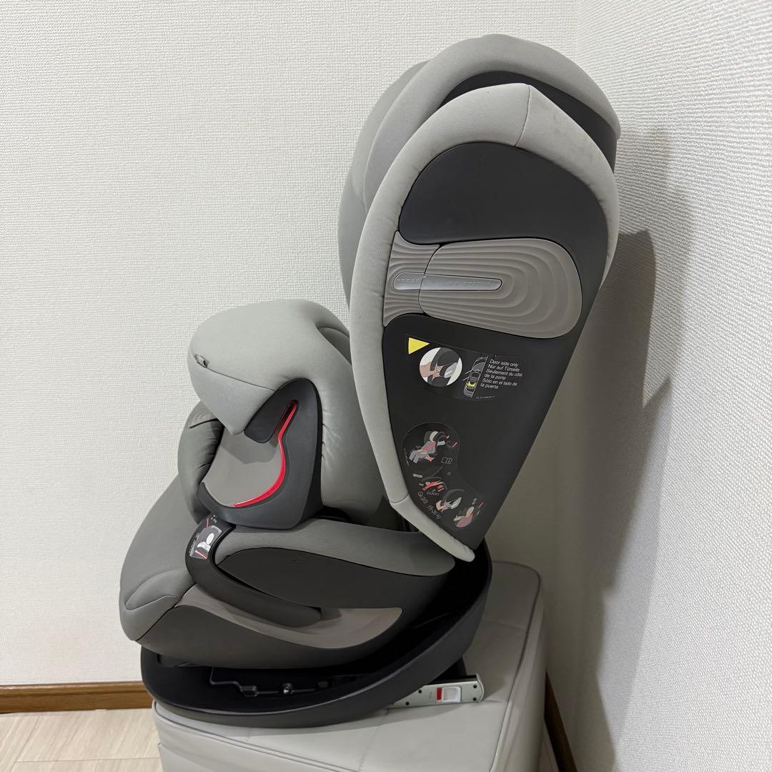 【美品】cybex サイベックス パラスSフィックス マンハッタングレー