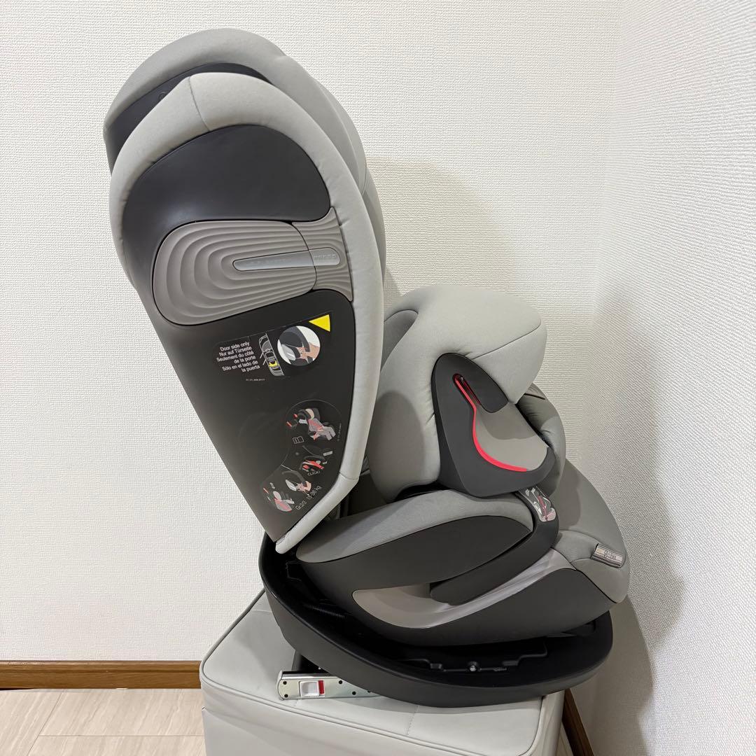 【美品】cybex サイベックス パラスSフィックス マンハッタングレー