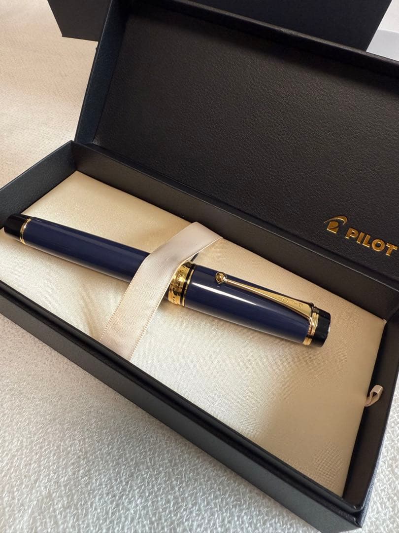 パイロット万年筆カスタム漆　紺青