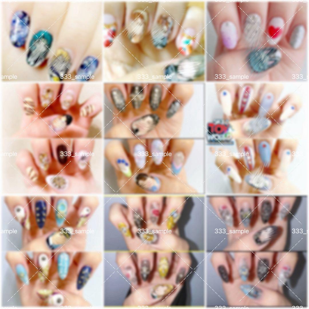 痛ネイル 推しネイル プレインシート ハートパーツ オーダー⭕️