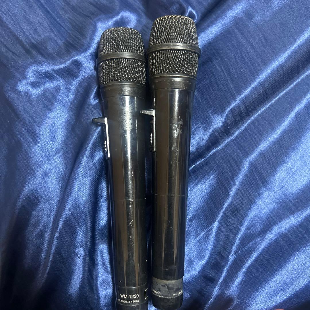 【TOA】ワイヤレスマイクロフォンWM-1220無線×2本