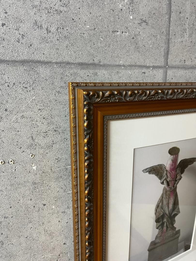 【限定額装】Banksy Angel with Paint プリント/バンクシー