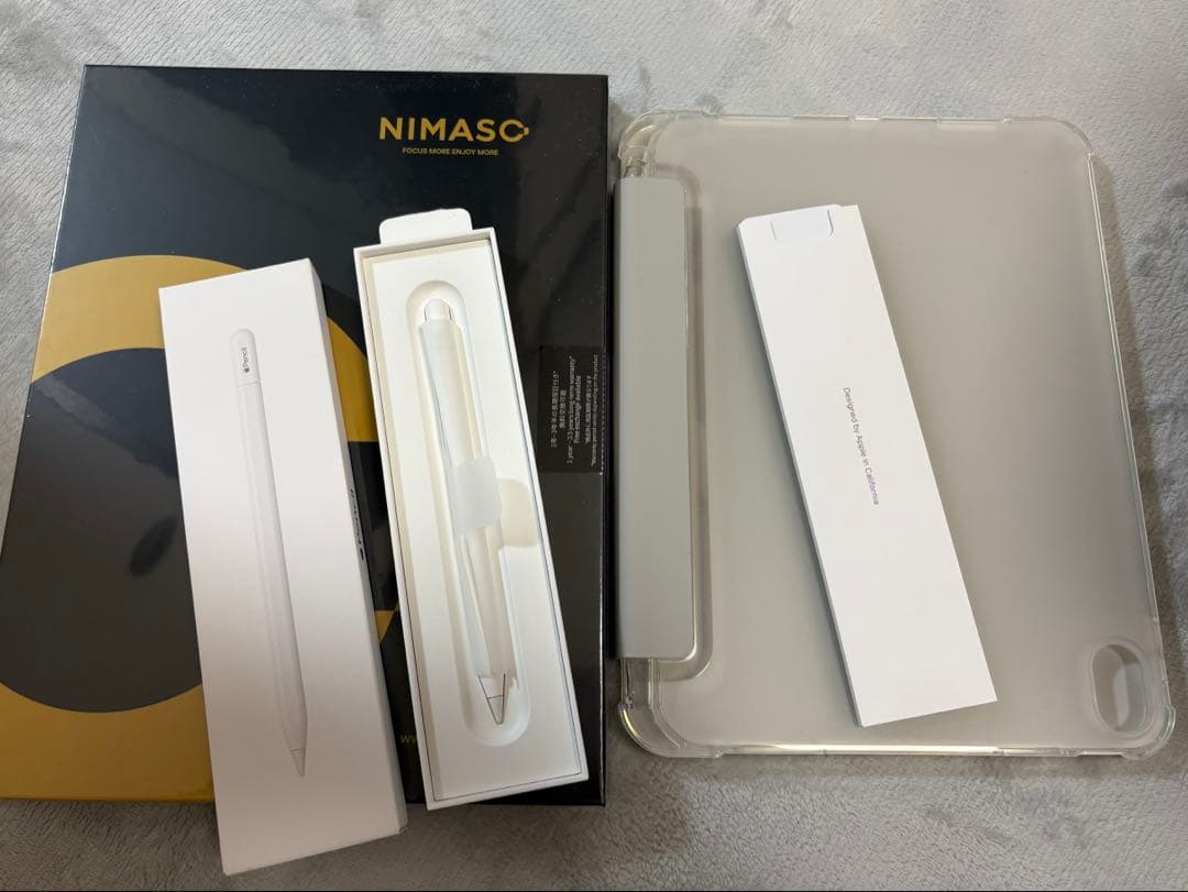 iPadカバー　保護フィルム　Apple Pencil セット