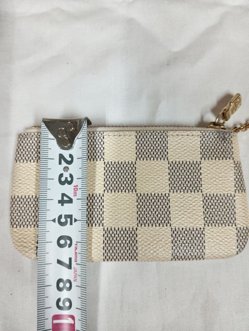 R☆ルイ・ヴィトン　ダミエ　アズール　ポシェットクレ　 ケース　小銭入れ