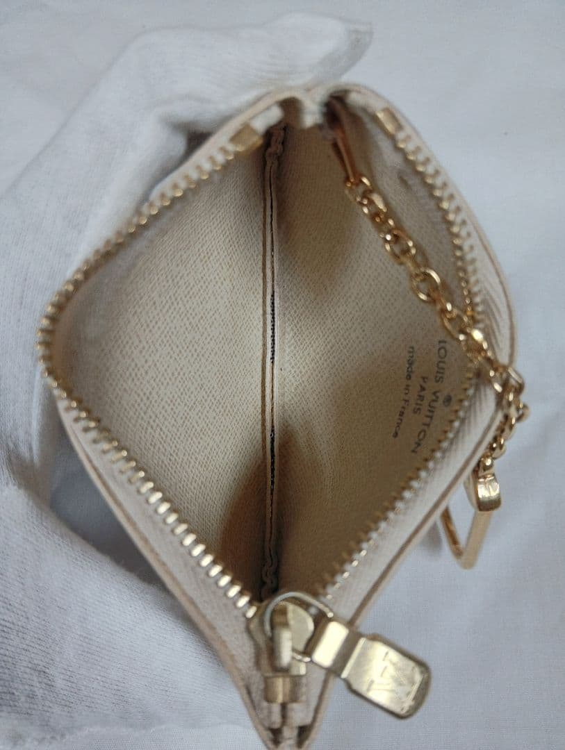 R☆ルイ・ヴィトン　ダミエ　アズール　ポシェットクレ　 ケース　小銭入れ