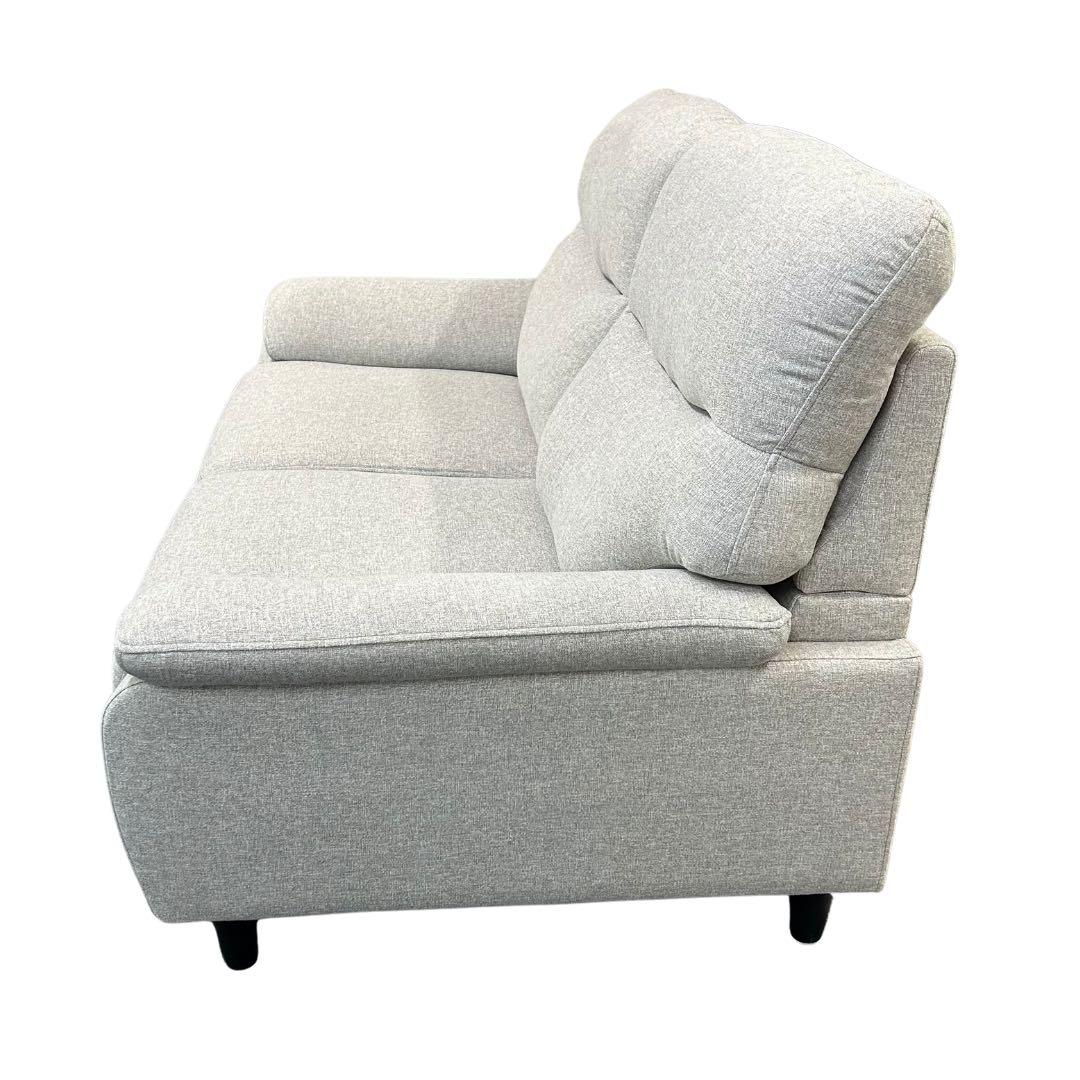 【美品】ニトリ　2人掛け布張りソファ(MK02 KD MO)　送料込み