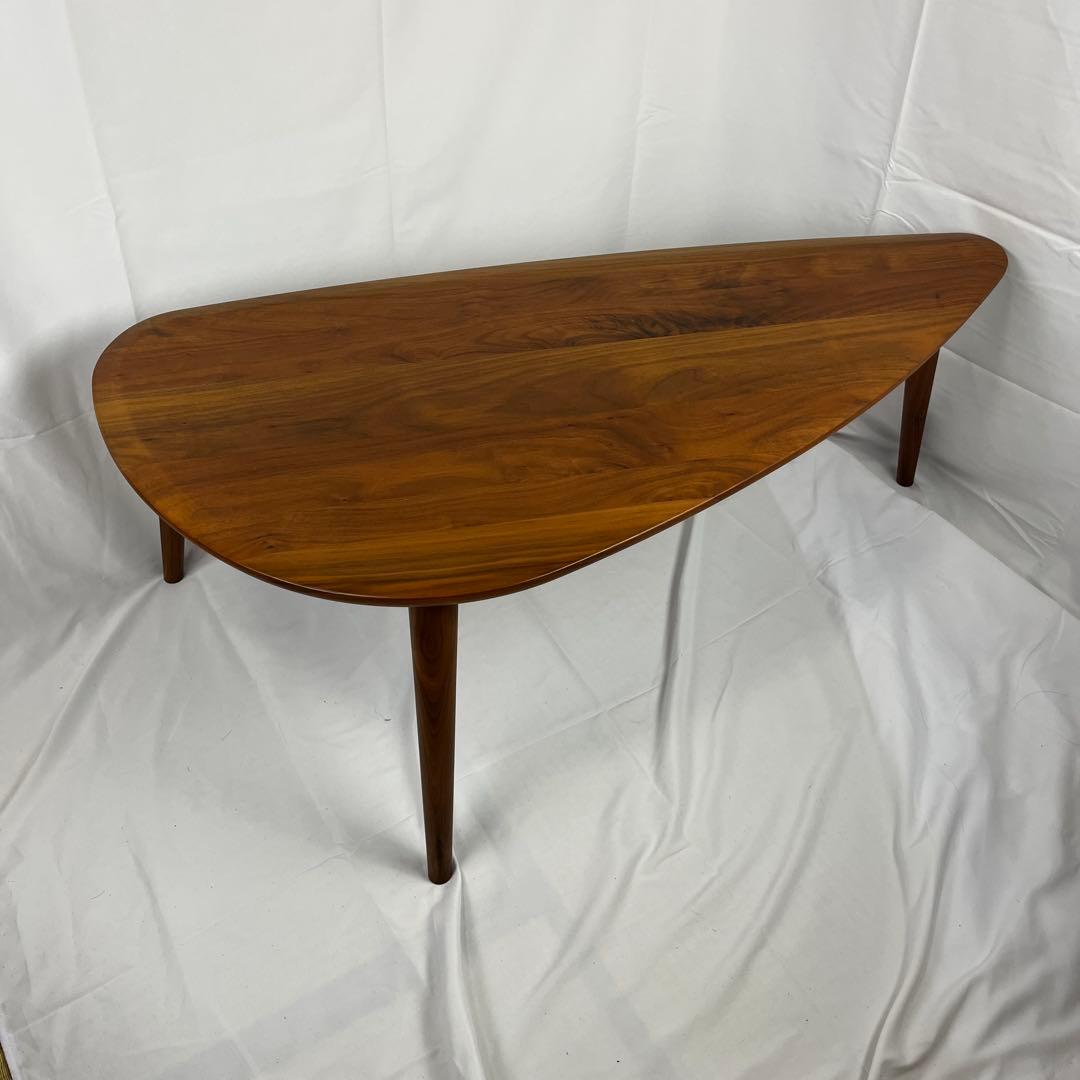 【直接引き取り価格】ナガノインテリア ローテーブル ウォルナット 幅110cm