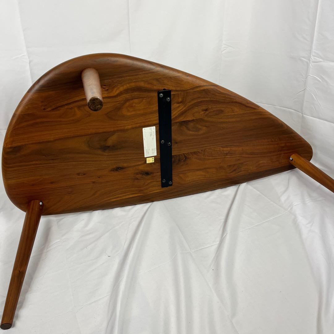 【直接引き取り価格】ナガノインテリア ローテーブル ウォルナット 幅110cm