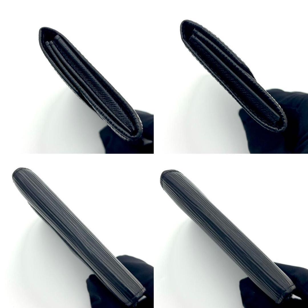 ルイヴィトン エピ ケース ポルトモネサーンプル 黒 ノワール 男女兼用