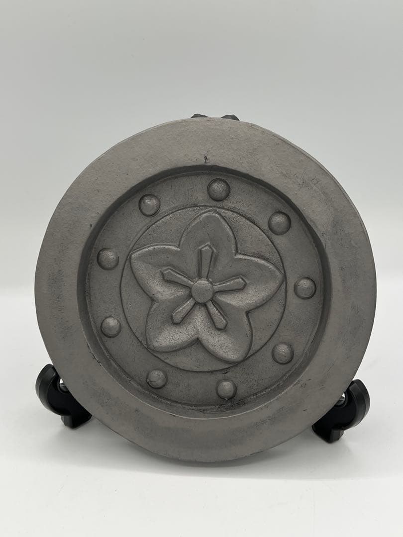 桔梗紋瓦　熊本城 瓦 丸瓦 加藤清正 折墨