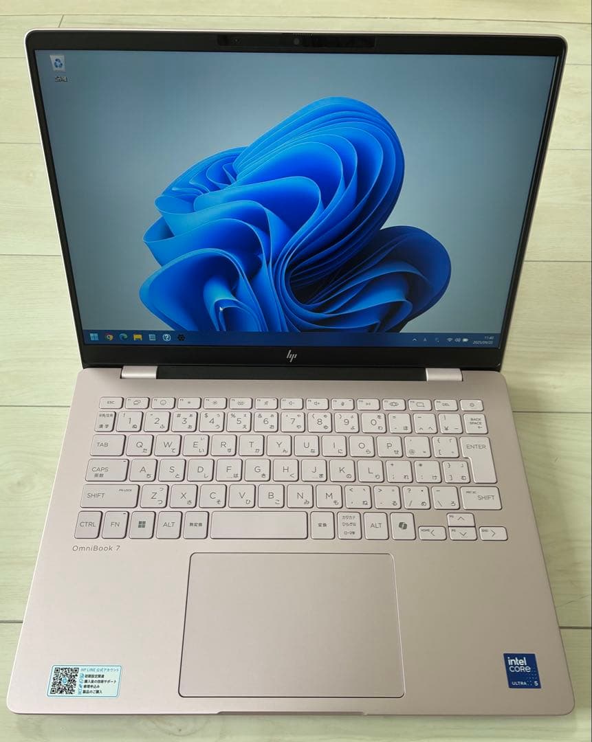 OmniBook 7 14 Core Ultra 5 225U 16GBメモリ