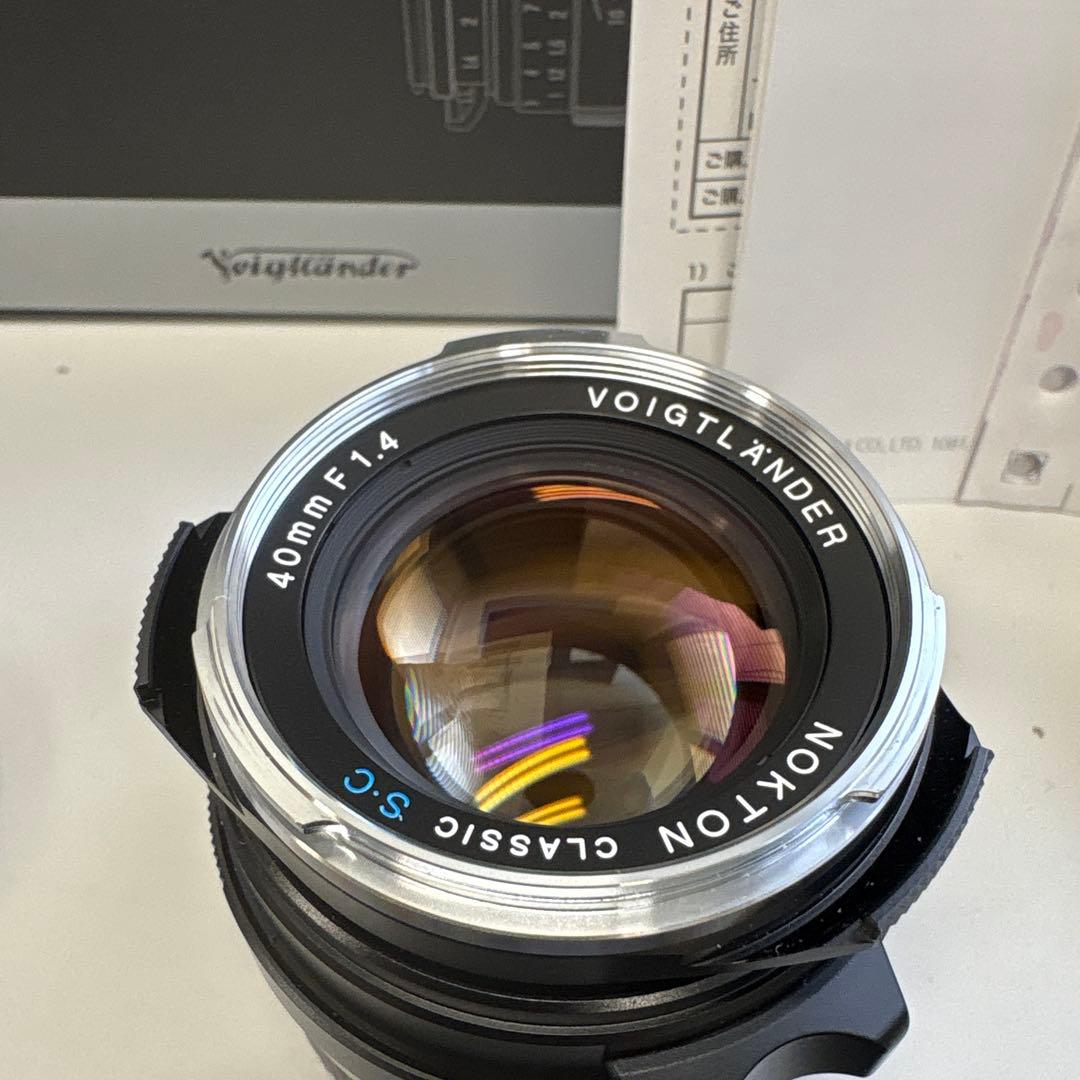 レンズ(単焦点) NOKTON classic 40mm f1.4 SC