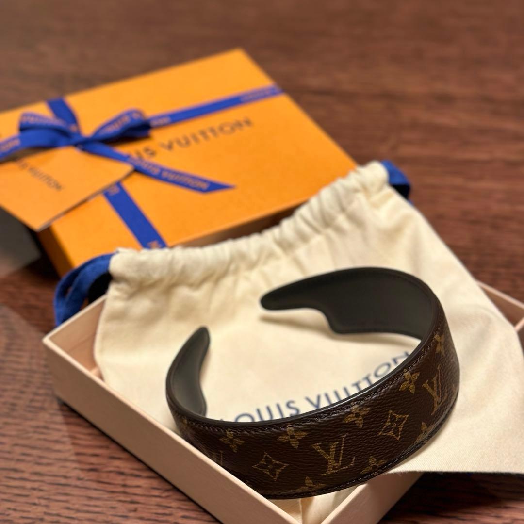 Louis Vuitton ルイヴィトン モノグラム ヘッドバンド　アウトライン