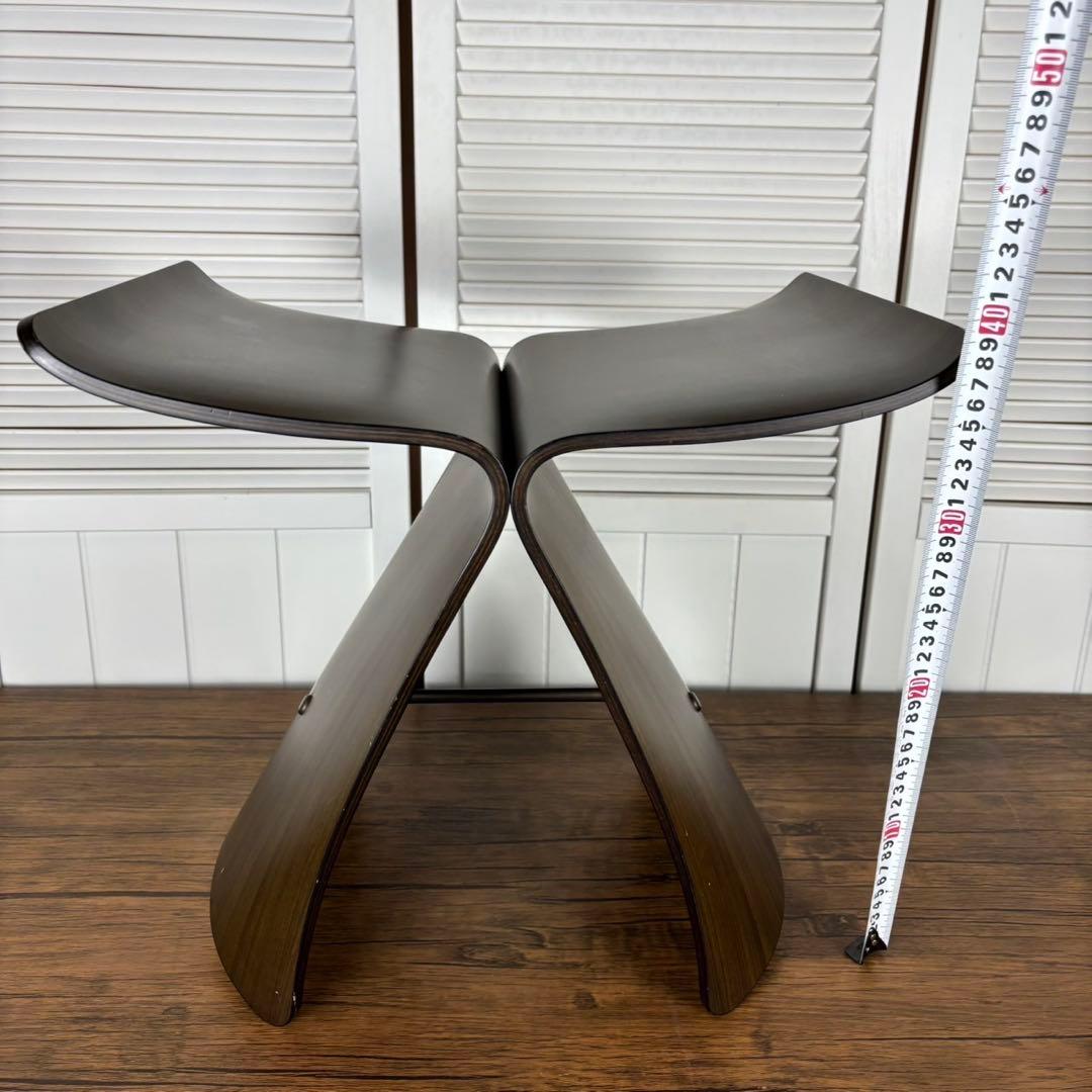 【匿名発送】天童木工　TENDOバタフライスツール　柳宗理　インテリア