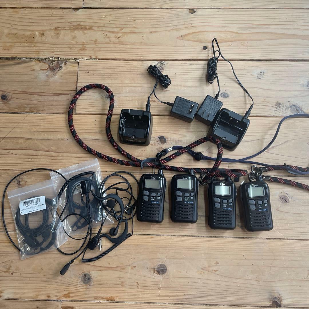 ［としこさん専用］ICOM WITHALL トランシーバー 4台セット