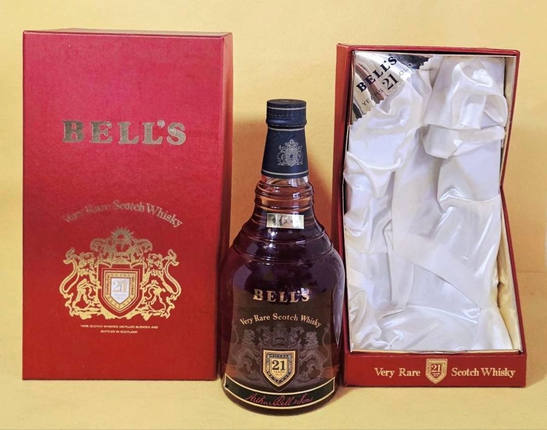 80sBELLSベルロイヤルリザーブ 21年スコッチウイスキーギフトボックス箱付