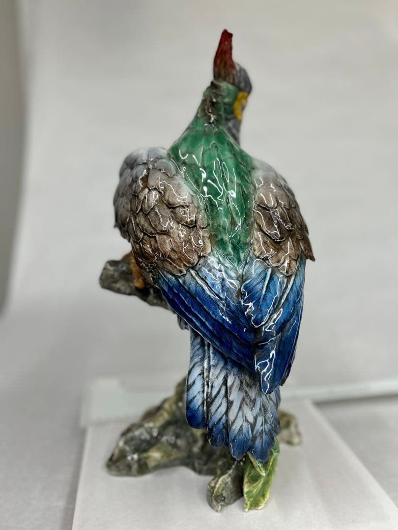 オウム　置き物　イタリア製　オブジェ　コレクション 鳥