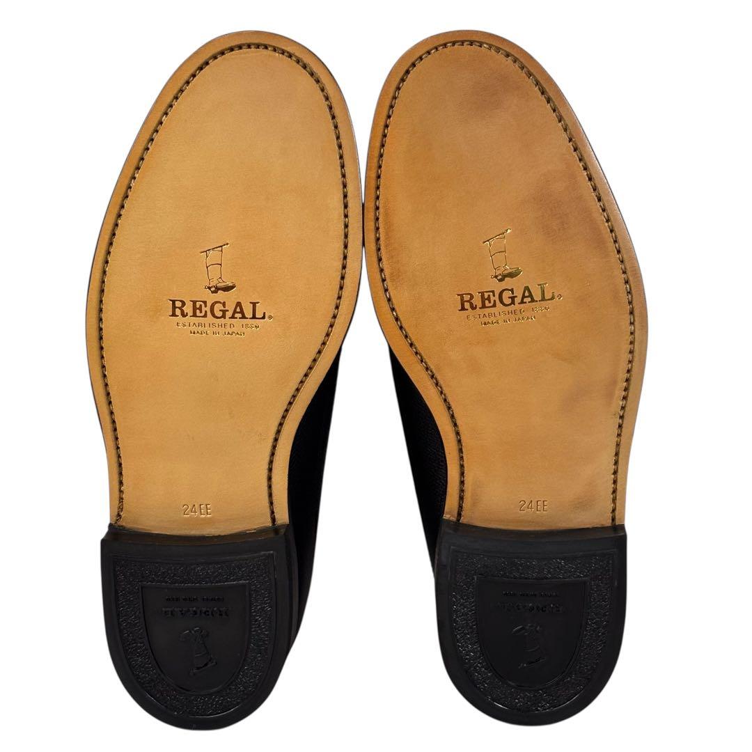 高級 リーガル 24 2235 インペリアルグレード ウイングチップ ブラック