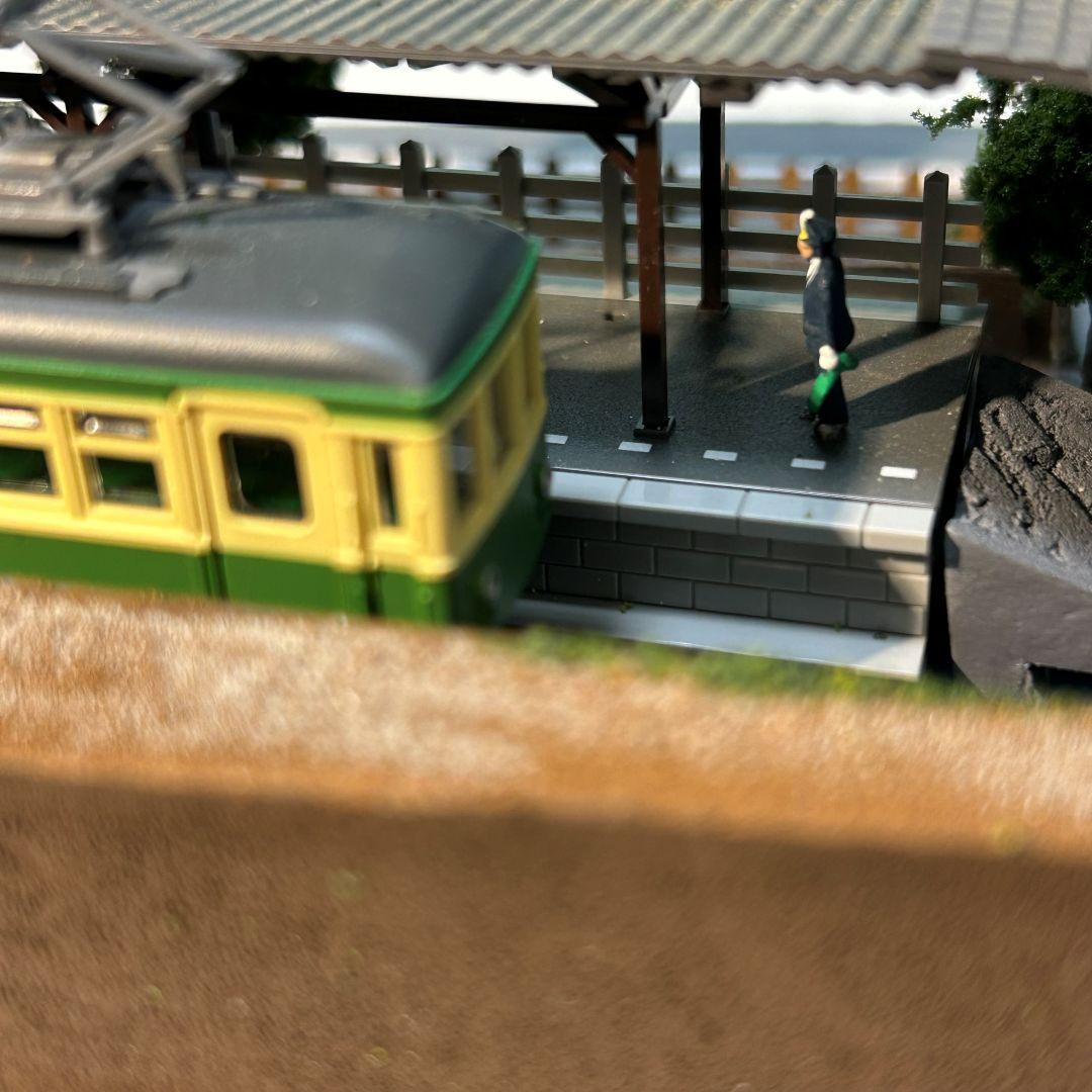 ♥YOU♥様 ご予約品 江ノ電 江の島 極楽寺駅 鉄道ジオラマ　Nゲージ
