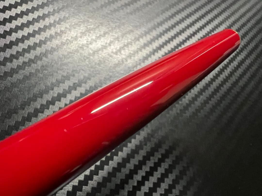 未使用に近い モンブラン F 細字 万年筆 ジェネレーション レッド