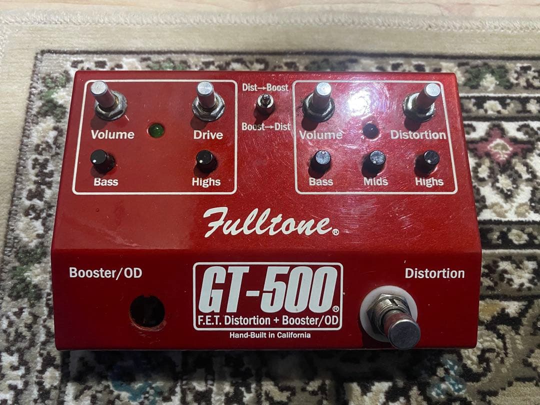 ギター Fulltone GT-500 FET distotion+booster/od