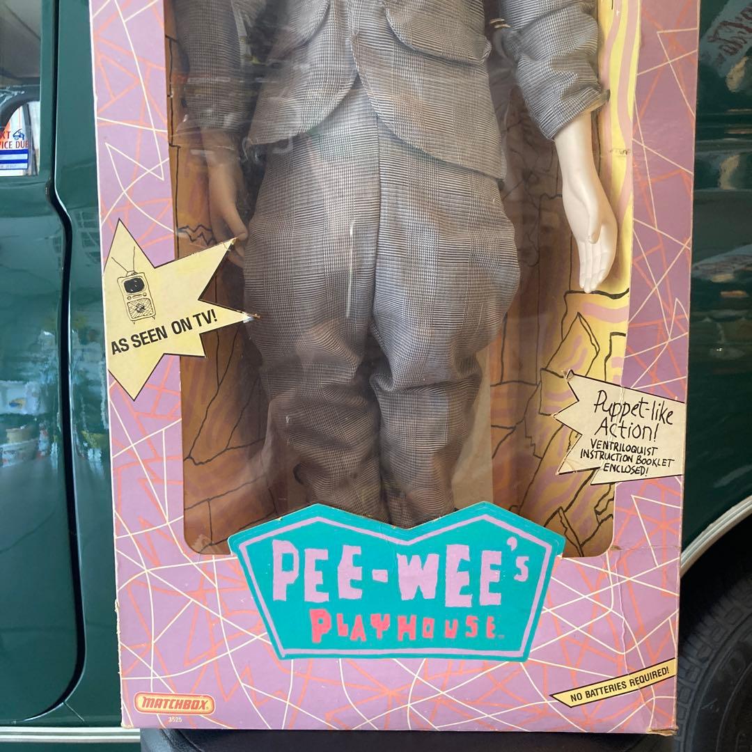 Rare! 80s PEE-WEE HERMAN MATCHBOX腹話術人形