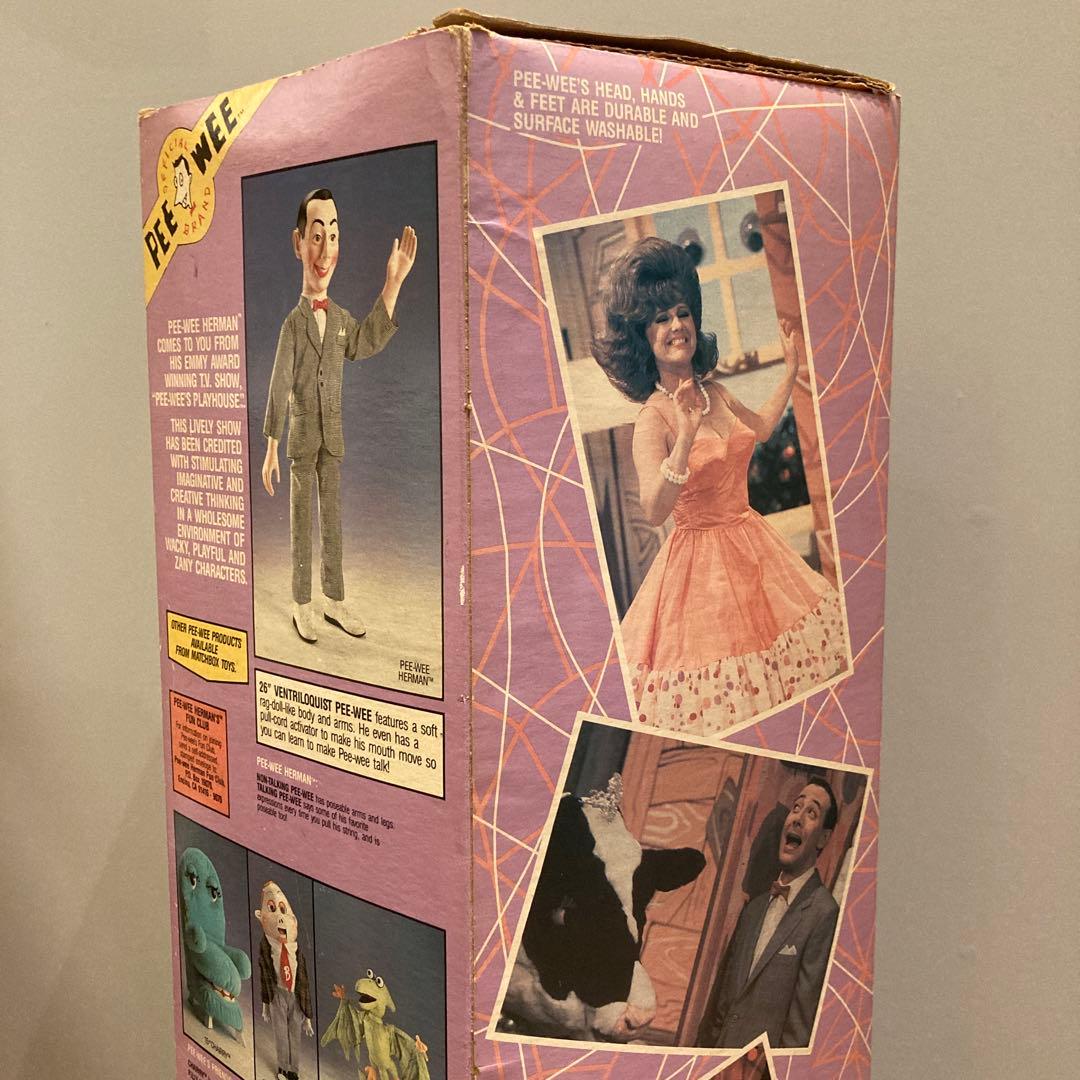 Rare! 80s PEE-WEE HERMAN MATCHBOX腹話術人形