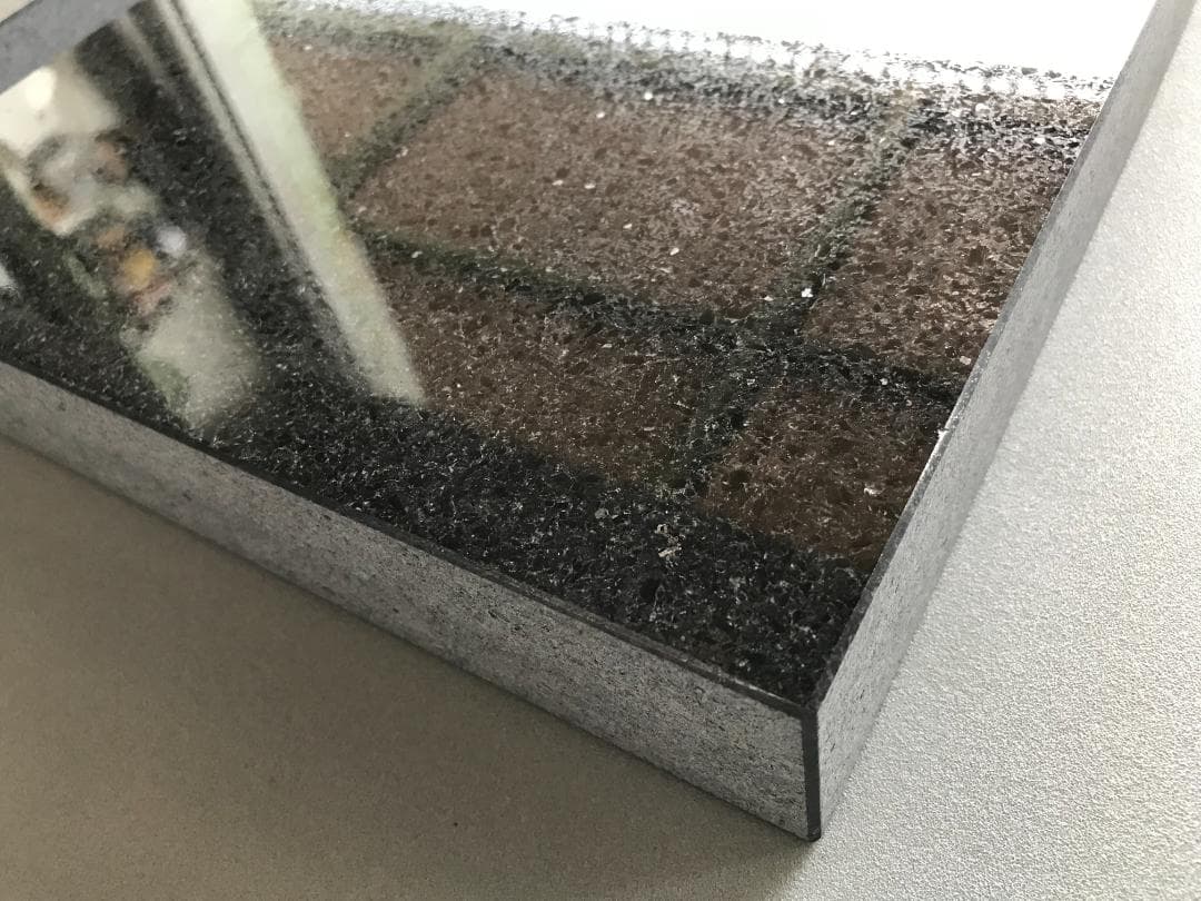 超最高級 天然黒御影石 オーディオボード●340×300×40●　ペア　送料無料