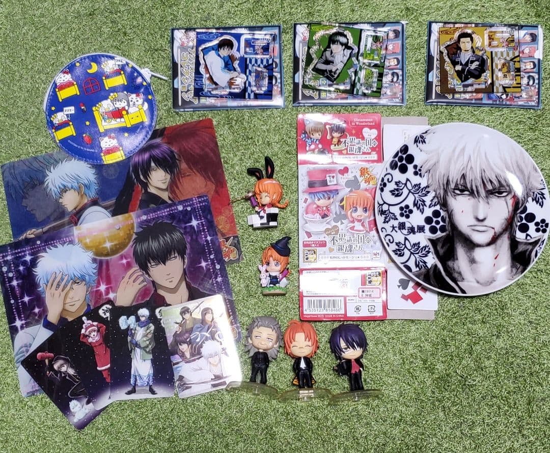 銀魂 フィギュア　プレート　ウエハースカード　ミニポーチ　その他　まとめ