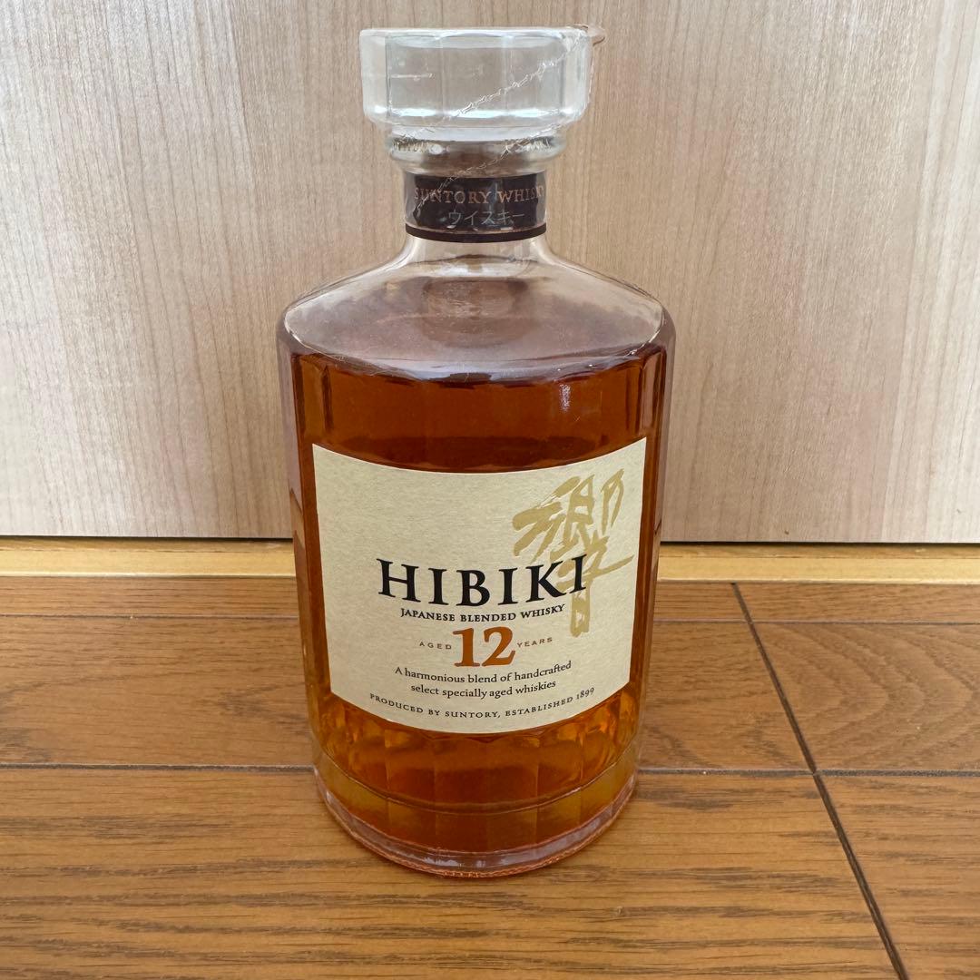 未開栓響12年意匠白鷺700ml キャップシール剥がれ響17年ゴールドラベル