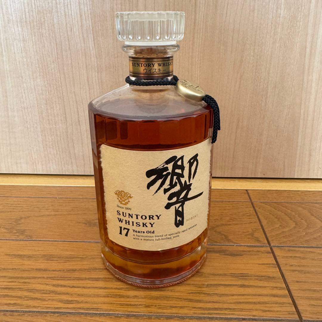 未開栓響12年意匠白鷺700ml キャップシール剥がれ響17年ゴールドラベル