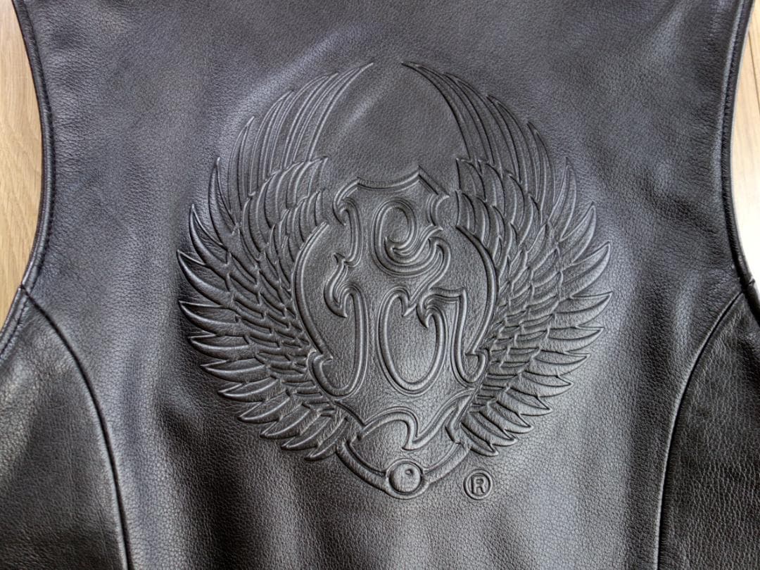 矢沢永吉さん　革ベスト　Lサイズ