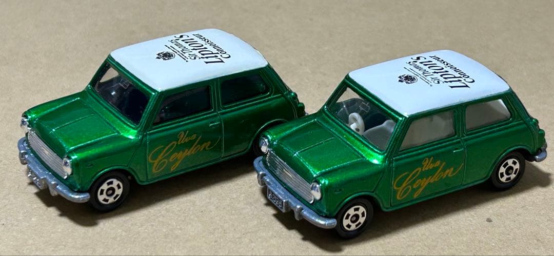 トミカ ミニクーパー リプトン グリーンメタ 3台セット