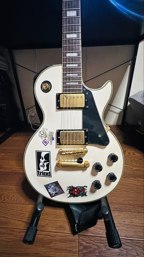 レスポールスタイル エレキギター ホワイト