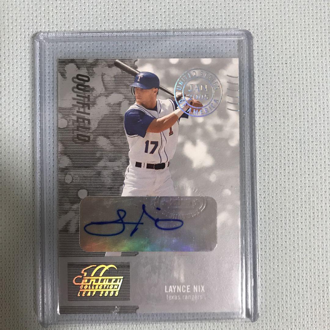 メジャーリーグベースボール トレカ　直筆サインカード