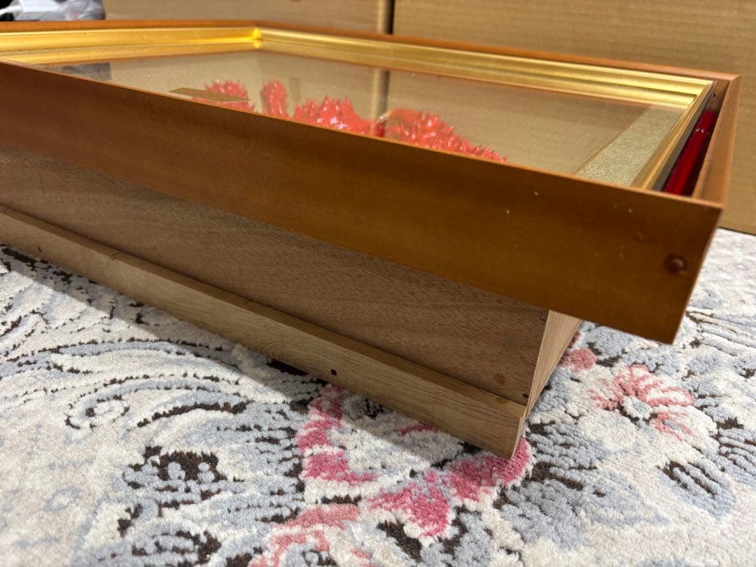 根室　花咲蟹の剥製額　清田清龍作　レトロ　ビンテージ　インテリア　貴重