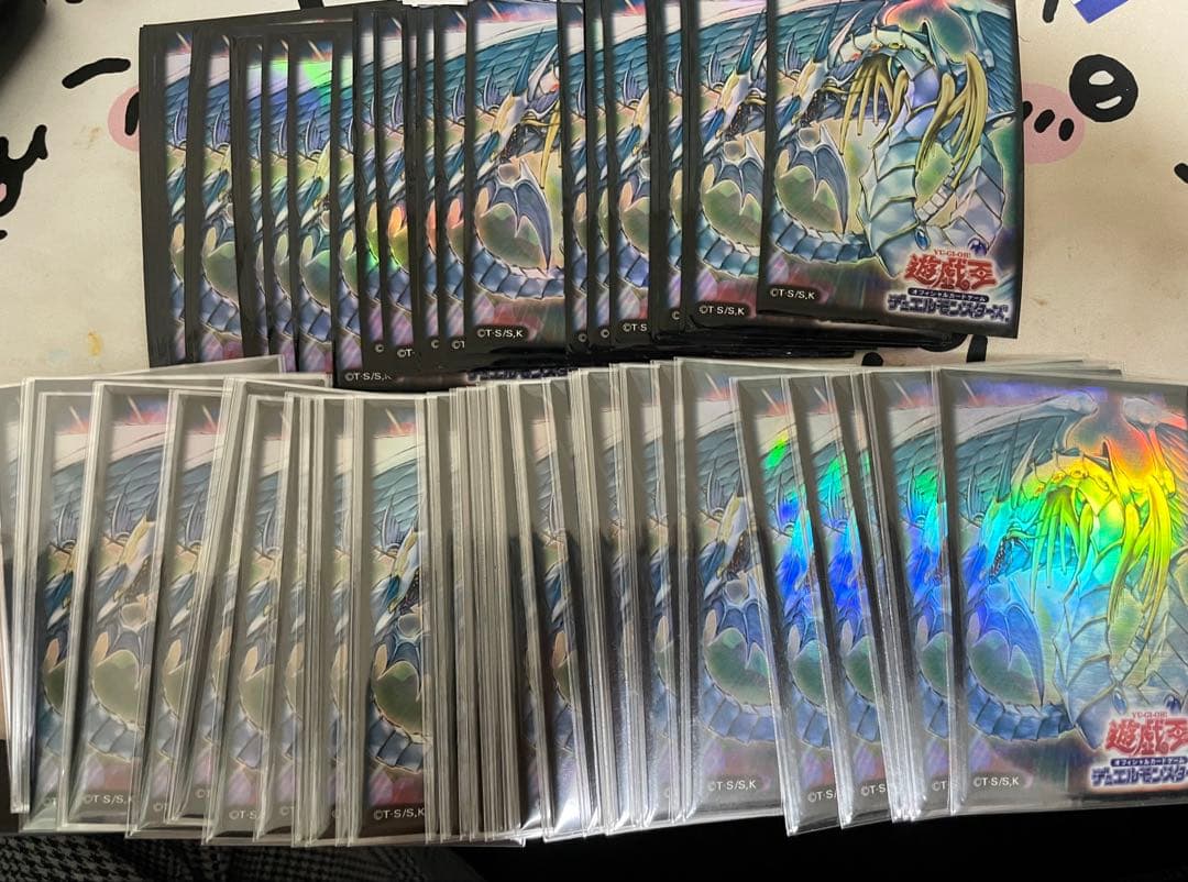 遊戯王　レインボードラゴン　スリーブ　70枚