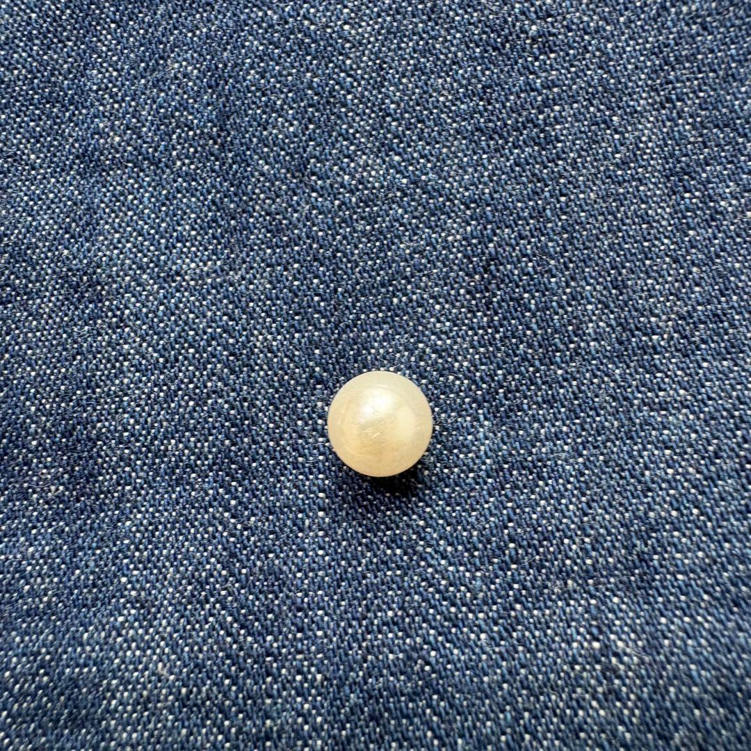 新品 エムズグレイシー 24AW パールスタッズ付きデニムスカート 近年モデル