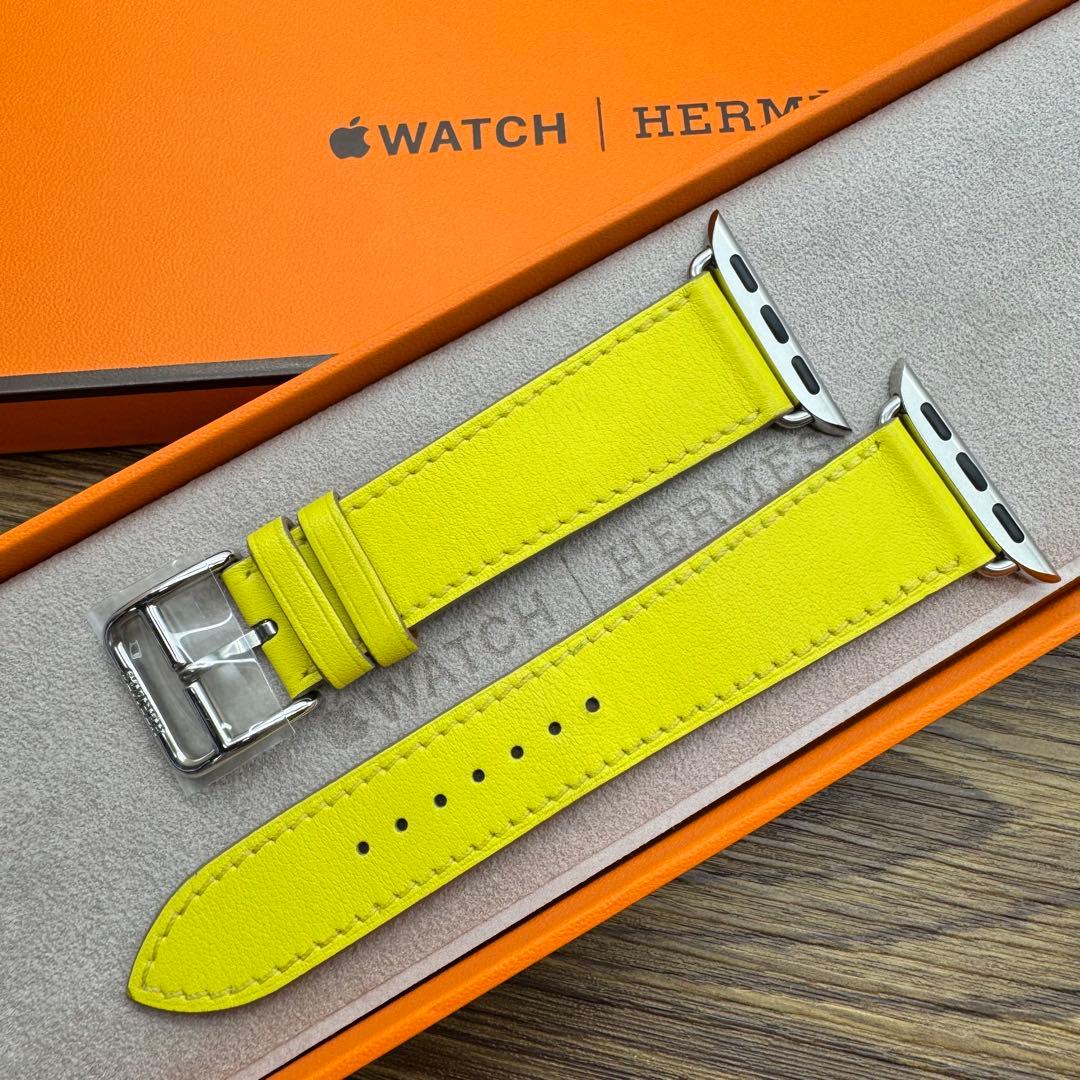 2109 Apple Watch エルメス　イエロー　ライム　HERMES